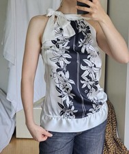Neckholder bluse schwarz gebraucht kaufen  Augsburg