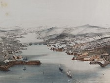 Enchanteur Lithographie D'Époque de La Baia de Sébastopol (Crimée) Moitié '800 comprar usado  Enviando para Brazil