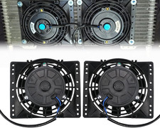Kit de enfriador de aceite para radiador 650CFM ventiladores eléctricos de empuje delgado de 6" 2 piezas segunda mano  Embacar hacia Mexico
