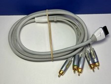 Cabo AV Rocketfish ponta de metal trançado Nintendo Wii 6' HD componente áudio vídeo, usado comprar usado  Enviando para Brazil