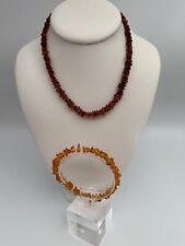 Parure ambre collier d'occasion  Nantes-