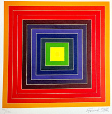 Frank Stella Litografia Certificado de Autenticidade Original Assinado em Caneta Numerada em Lápis (275ex) comprar usado  Enviando para Brazil