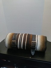 Rolo de cama vintage para motocicleta - listrado marrom comprar usado  Enviando para Brazil