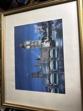"Impresión de escena de Londres enmarcada 22""x18"" enmarcada" segunda mano  Embacar hacia Mexico