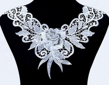Col dentelle plastron d'occasion  Brive-la-Gaillarde