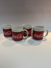 Lote de 4 canecas de café vintage 1996 Coca-Cola COCA-COLA 8 oz Gibson Housewares comprar usado  Enviando para Brazil
