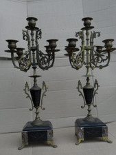 Ancien paire bougeoirs d'occasion  Saint-Chinian