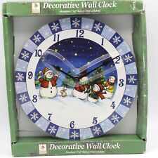 Wall clock snowman for sale  Olivehurst