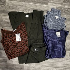 Lote de roupas femininas novas e usadas 5 peças tamanhos mistos e marcas lote revendedor comprar usado  Enviando para Brazil