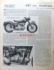 Sunbeam 487cc motor for sale  SIDCUP