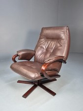 Vintage danish leather for sale  STOWMARKET