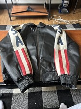 Leather jacket vtg for sale  Valparaiso