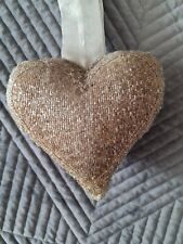 Grey heart beaded for sale  PETERBOROUGH