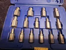 Irwin Hanson 53228 15 peças. Conjunto extrator de parafuso multi spline para parafusos quebrados comprar usado Irwin Hanson 53228 15 peças. Conjunto extrator de parafuso multi spline para parafusos quebrados comprar usado  Enviando para Brazil