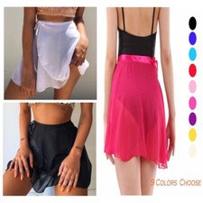 Saia transparente saia balé tutu vestido dança do ventre vestido festival saia envoltório, usado comprar usado  Enviando para Brazil