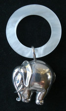 Anel vintage prata elefante bebê chocalho e dentição branca comprar usado Anel vintage prata elefante bebê chocalho e dentição branca comprar usado  Enviando para Brazil