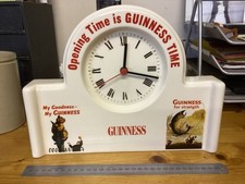 Guinness ceramic clock for sale  WARE