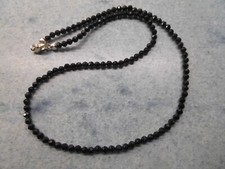 Schwarze lavastein perlen gebraucht kaufen  Hamburg