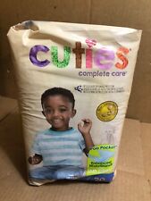 Fraldas para bebês Cuties tamanho premium 7 (20 cada pacote = 80) serve para 41+ libras estojo lacrado, usado comprar usado  Enviando para Brazil