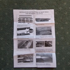 Toyota roof rail for sale  ADDLESTONE