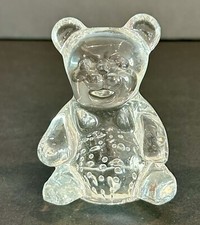 Clear glass teddy for sale  Huntersville