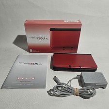 Używany, Konsola Nintendo 3DS XL Handheld System czerwono-czarna SPR-001 w oryginalnym pudełku na sprzedaż  Wysyłka do Poland