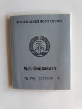 Nva ddr wehrdienstausweis gebraucht kaufen  Dessau-Roßlau