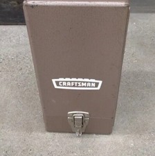 Logotipo vintage artesão (coroa pintada rara) broca elétrica caixa de metal somente comprar usado  Enviando para Brazil