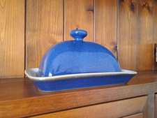 blue butter dish for sale  EDINBURGH