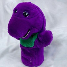 Pelúcia infantil vintage Barney The Dinosaur Hand Puppet 9" comprar usado  Enviando para Brazil