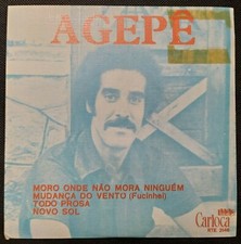 AGEPÊ "Moro Onde Não Mora Ninguém +3" 1975 Portugal 7/45 EP Samba NM comprar usado  Enviando para Brazil