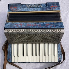 Pietro accordion blue for sale  HUDDERSFIELD