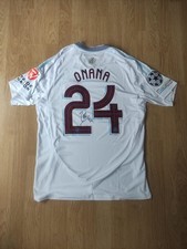 Camisa Amadou Onana Aston Villa 24-25 Away Champions League assinada com prova📸 comprar usado  Enviando para Brazil