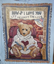 Boyds bears throw for sale  Cedarville