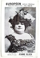 Cpa jeanne bloch d'occasion  Paris XI