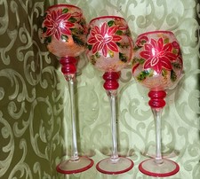 holders glass festive candle for sale  Westwego