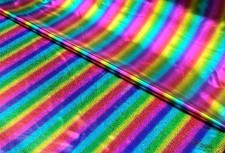 tecido de elastano arco-íris, arco-íris/fato glitter tecido com estampa de lycra por ano comprar usado  Enviando para Brazil