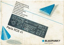 Blaupunkt paris rcr for sale  MANSFIELD