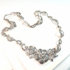 Vintage marcasite necklace for sale  GLASGOW