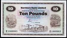 Northern Bank Ltd Belfast £10 notas de dez libras papel-moeda real 1976 a 1985 comprar usado  Enviando para Brazil