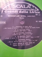 Beniamino gigli recital usato  Torrile