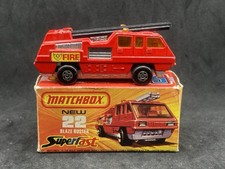 Matchbox #22 Blaze Buster Superfast caixa original Lesney escada preta rara, usado comprar usado  Enviando para Brazil
