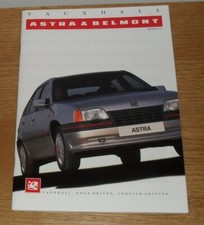 Vauxhall astra brochure for sale  FAREHAM
