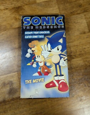 Sonic the Hedgehog The Movie - VHS Tape - Anime Manga - 1999  Slight Damage comprar usado  Enviando para Brazil