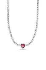 Collana tennis donna usato  Italia