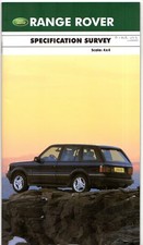 Range rover specifications for sale  UK