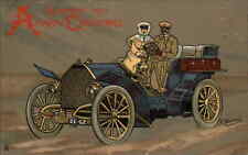 Cartão postal de carro de Natal TUCK série velocidade total 6876 boa qualidade EXCELENTE ESTADO c1910 comprar usado  Enviando para Brazil