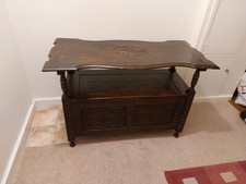 Antique hall settle for sale  GUILDFORD