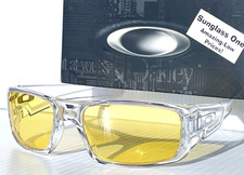 Óculos de sol Oakley CRANKSHAFT polido transparente com galáxia amarelo âmbar 9239 comprar usado  Enviando para Brazil