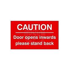 Caution sticker door for sale Caution sticker door for sale  HODDESDON